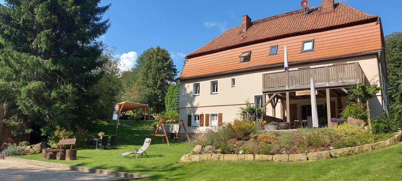 Ferienwohnung Richtermuehle Saupsdorf 외부 사진